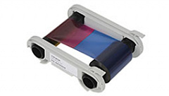 Полноцветная лента (YMCKOK) для двусторонней печати на 500 оттисков с чистящим роликом в Волгограде